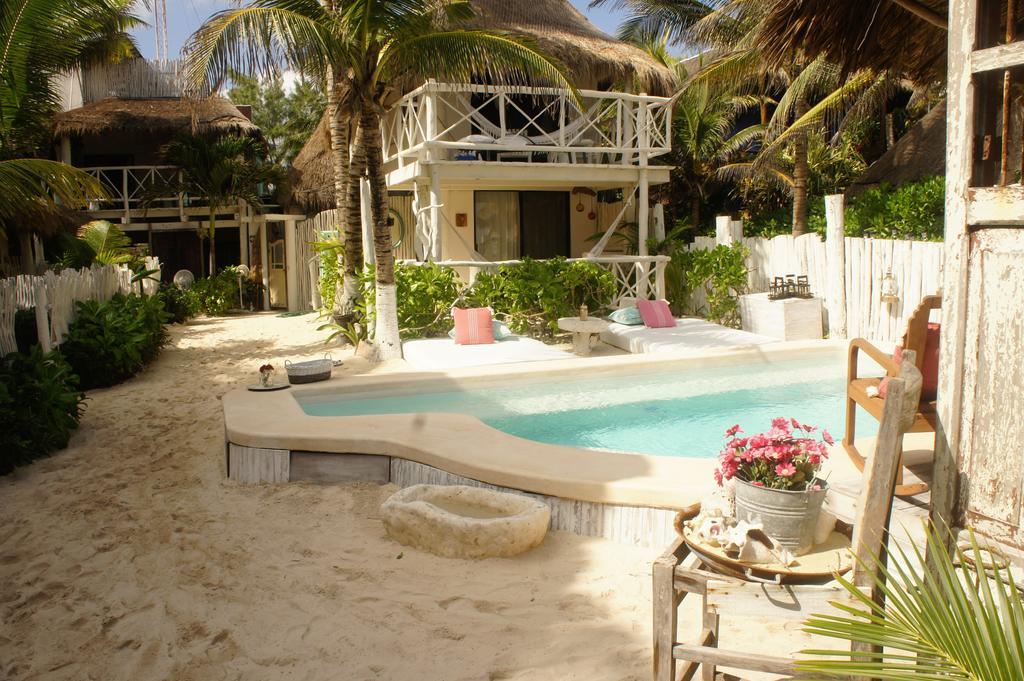 Punta Piedra Beach Posada Tulum Eksteriør bilde